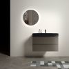 Alice 36" Gray Bathroom Vanity with Sink, Large Storage Wall Mounted Floating Bathroom Vanity for Modern Bathroom