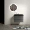 Alice 30" Gray Bathroom Vanity with Sink, Large Storage Wall Mounted Floating Bathroom Vanity for Modern Bathroom