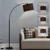 Arc floor lamps for living room, Dimmable Floor Lamp with Adjustable Head, Black Finish Modern Floor Lamp, Over Couch Tall