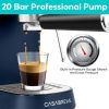 Espresso Machine 20 Bar, Professional Espresso Maker with Milk Frother Steam Wand, Espresso Coffee Machine