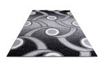 Jersey Area Rugs, Carpets For Livingroom, 7x10 Area Rugs ,3988 Black-Grey