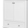 30" Bathroom Vanity with Sink Combo, Multi-functional Bathroom Cabinet with Doors and Drawer, Solid Frame and MDF Board