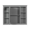 35'' x 27.5'' Medicine Cabinet, Wall Mounted Bathroom Storage Cabinet, Modern Bathroom Wall Cabinet with Mirror