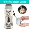 Espresso Machine 20 Bar, Espresso Maker with Milk Frother Steam Wand, Stainless Steel Espresso Coffee Machine