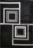 Jersey Area Rugs, Carpets For Livingroom, 7x10 Area Rugs ,1925 Black-Grey