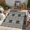 Sunshine GC_HAR2023 Anthracite 5 ft. 3 in. x 7 ft. 3 in. Indoor/Outdoor Area Rug