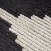 Black & Ivory Modern Area Rug