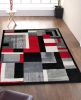 Jersey Area Rugs, Carpets For Livingroom, 5x7 Area Rugs ,3006 Black-Grey